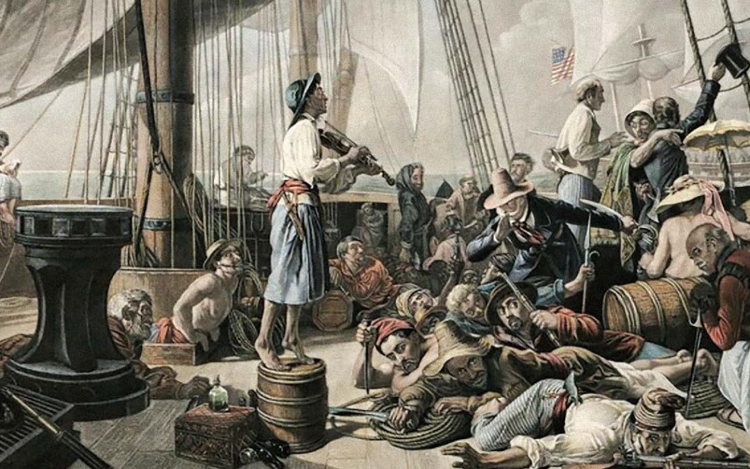 Piratas e corsarios de antano