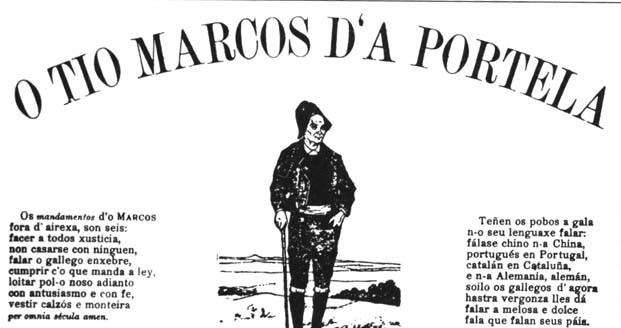 Homenaxe a O Tío Marcos da Portela en Ourense